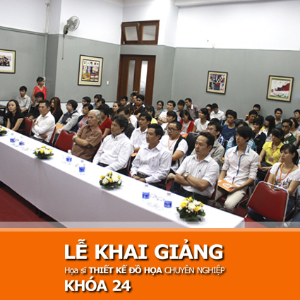 Lễ khai giảng họa sĩ thiết kế đồ họa khóa 24